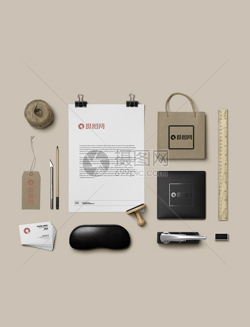 企業(yè)VI系統(tǒng)樣機(jī)貼圖模板 高效展現(xiàn)品牌形象的專業(yè)利器