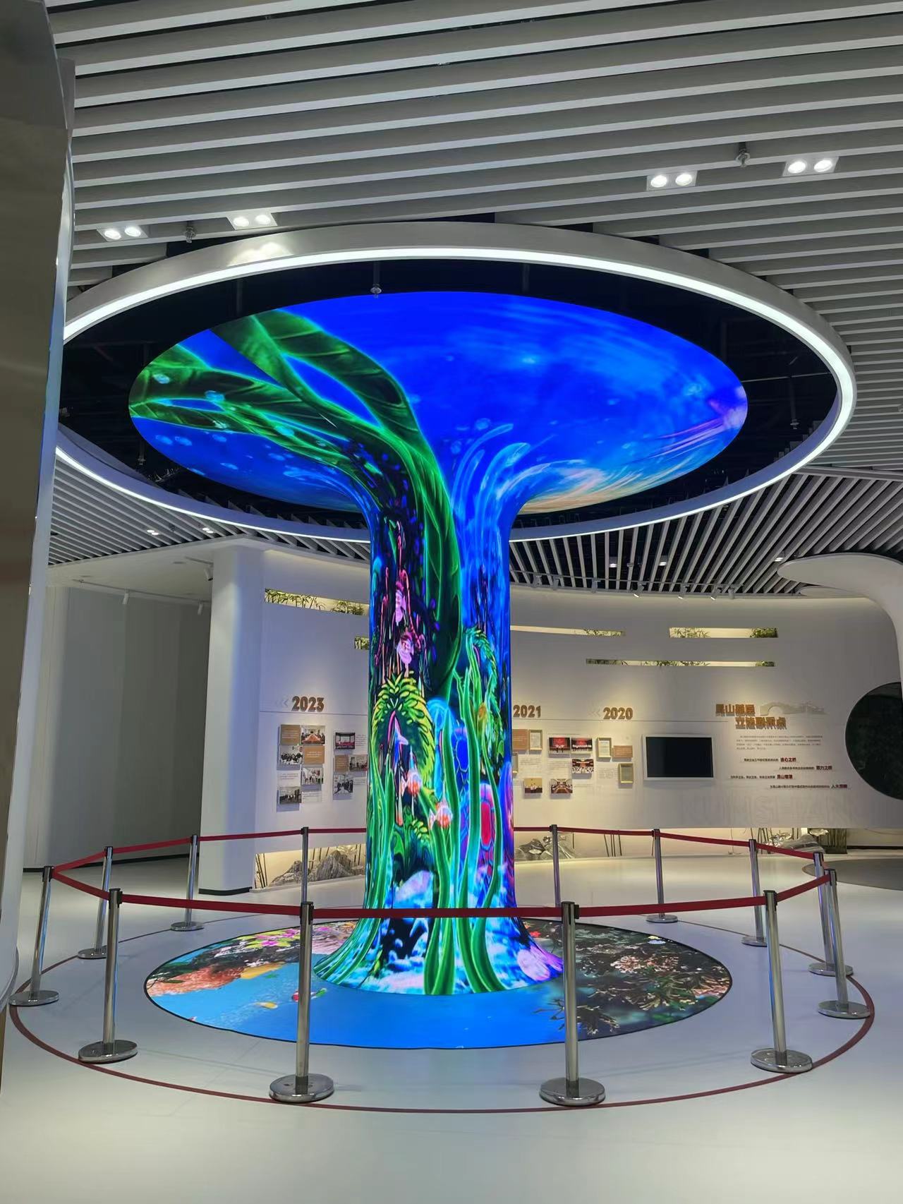 樹形喇叭狀異形創(chuàng)意LED顯示屏 設計師手中的神來之筆
